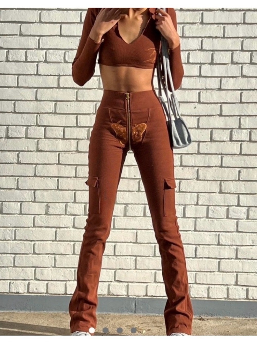 Tordrobes Butterfly Pants u zip unique eccentric vibrant chic y2k 90s 2000s bold